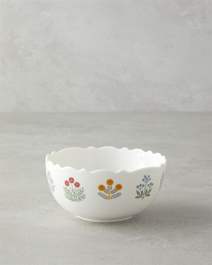 Retro Petite New Bone China Kase 14 cm Renkli