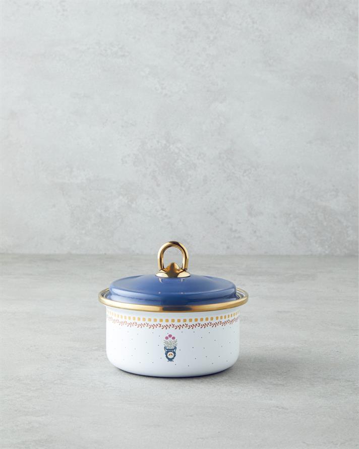 Retro Realm Emaye Baharatlık Mavi