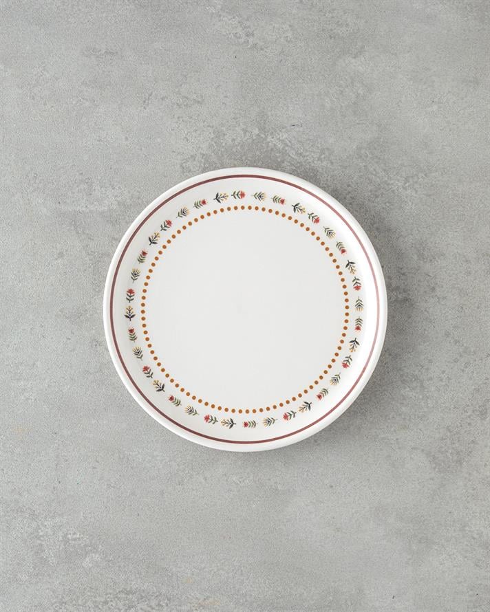 Retro Seramik Kahvaltı Takımı 10 parça 4 kişilik Renkli