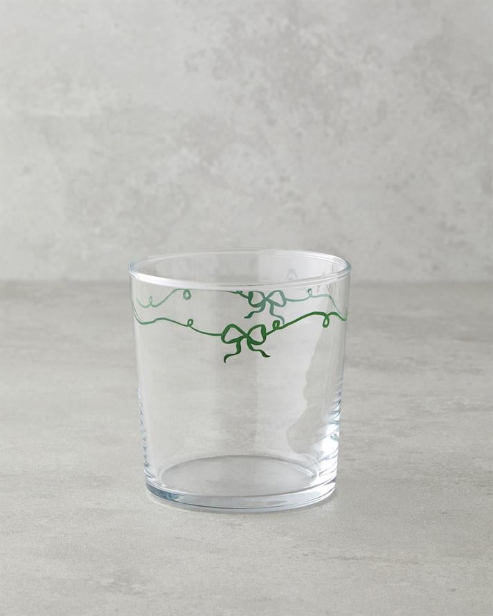 Ribbon Joy Cam 2li Bardak 380 ml Kırmızı - Yeşil