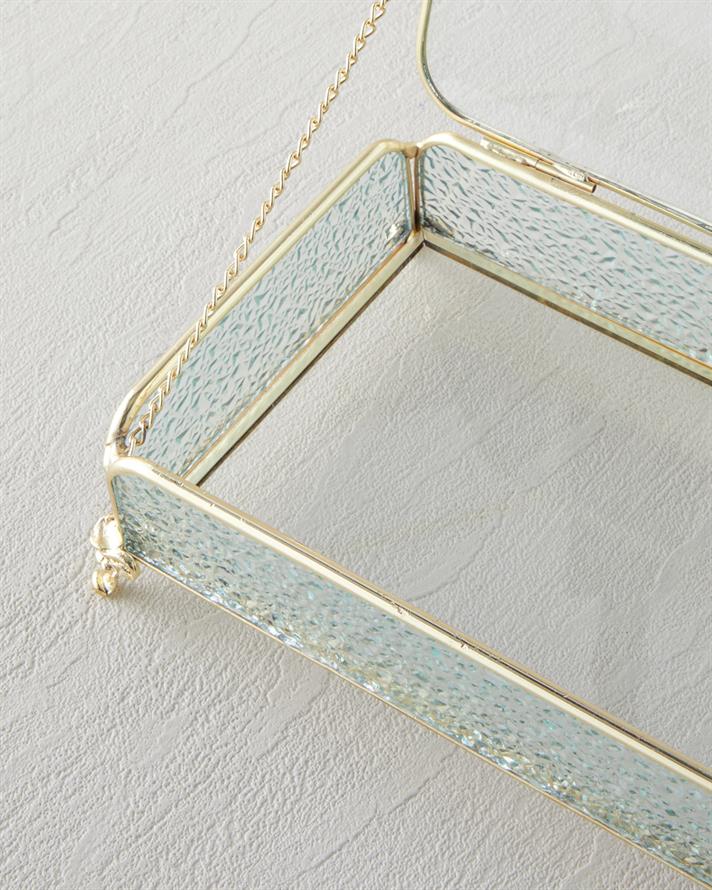 Rina Dekoratif Kutu 18x12x6 cm Gold