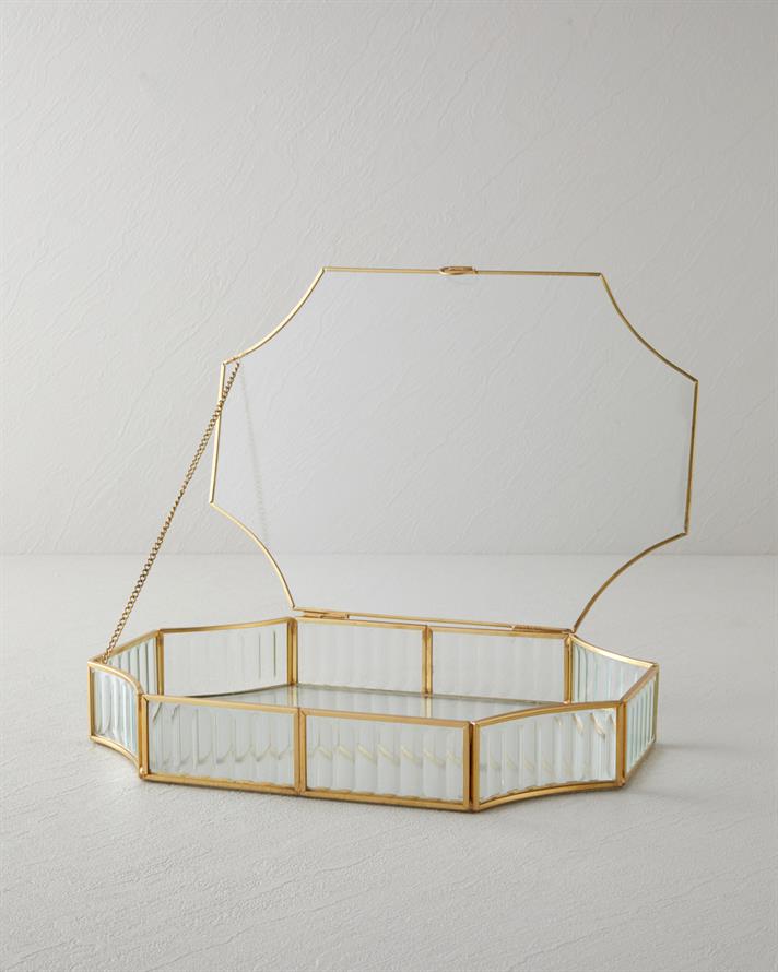 Rio Dekoratif Kutu 31x22x5 cm Gold