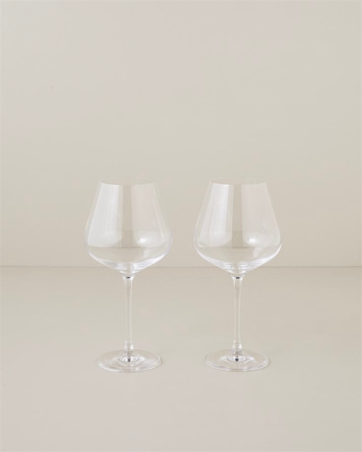Rivela Cam İkili Kadeh 650 ml Şeffaf