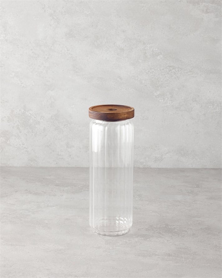 Roche Borosilikat Kavanoz 1300 ml Kahve