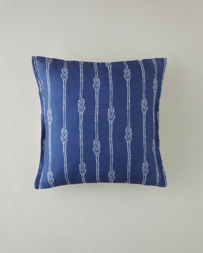 Rope Kırlent Kılıfı 45x45 cm Lacivert