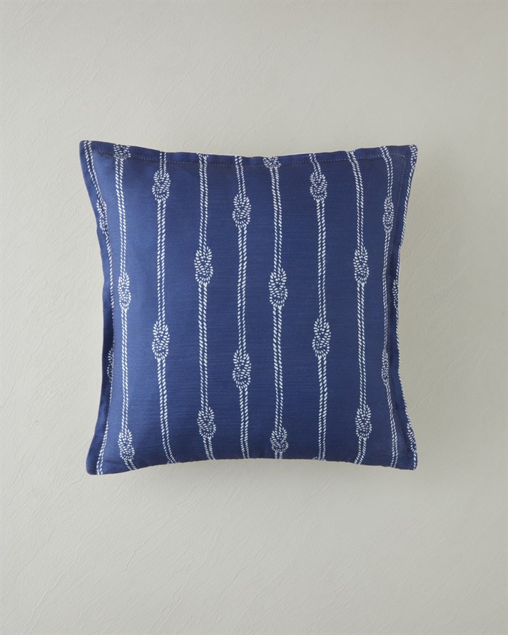Rope Kırlent Kılıfı 45x45 cm Lacivert