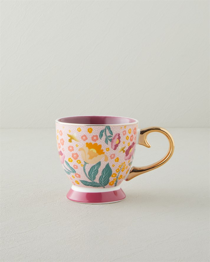 Rosalie New Bone China Kupa 460 ml Renkli