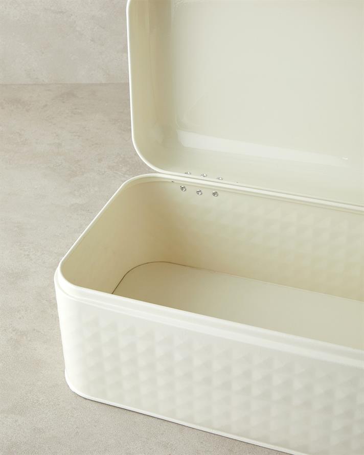 Rosalina Metal 4lü Saklama Kabı 1.3 L x 9 L Krem