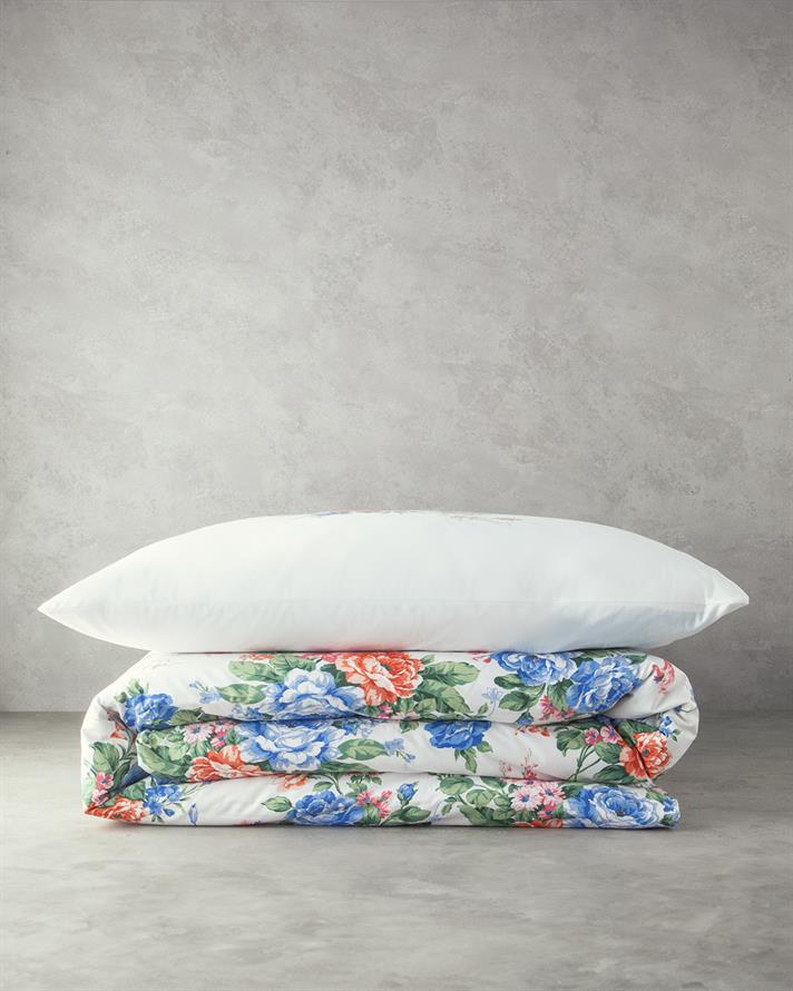 Rose Romance Tek Kişilik Nevresim Seti Mavi