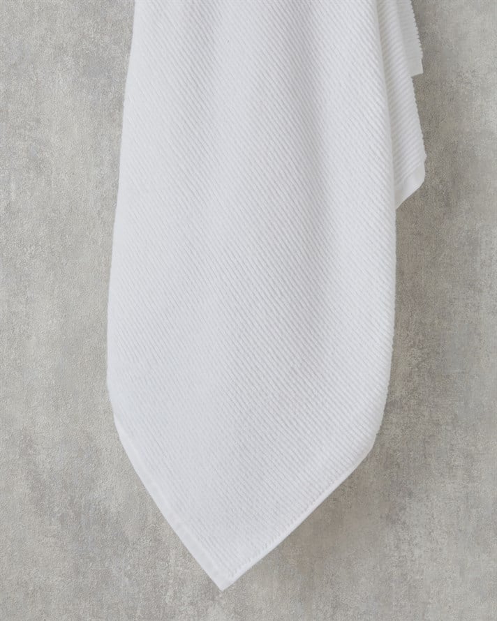 Rosita Microcotton Pamuklu Banyo Havlusu 90x150 cm Beyaz