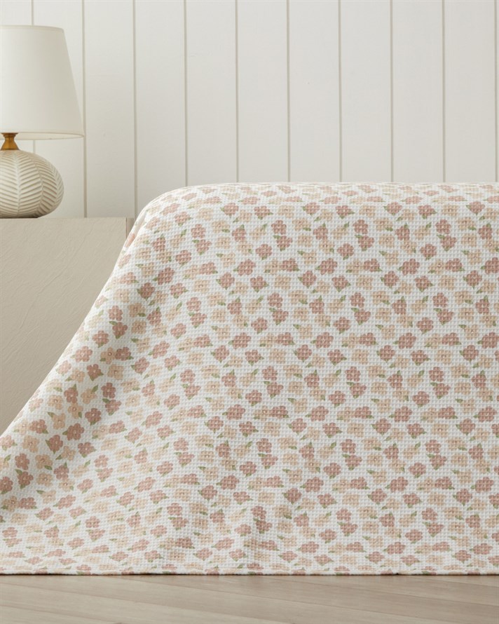 Rossa Çift Kişilik Pike 200x220 cm Pembe