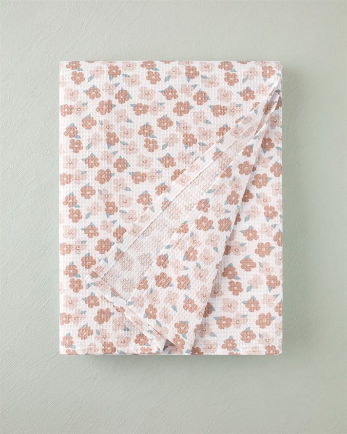 Rossa Tek Kişilik Pike 150x220 cm Pembe