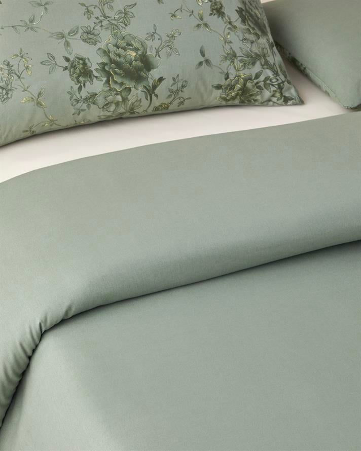 Rosy Glow Pamuk Çift Kişilik Nevresim Takımı 200x220 cm Yeşil