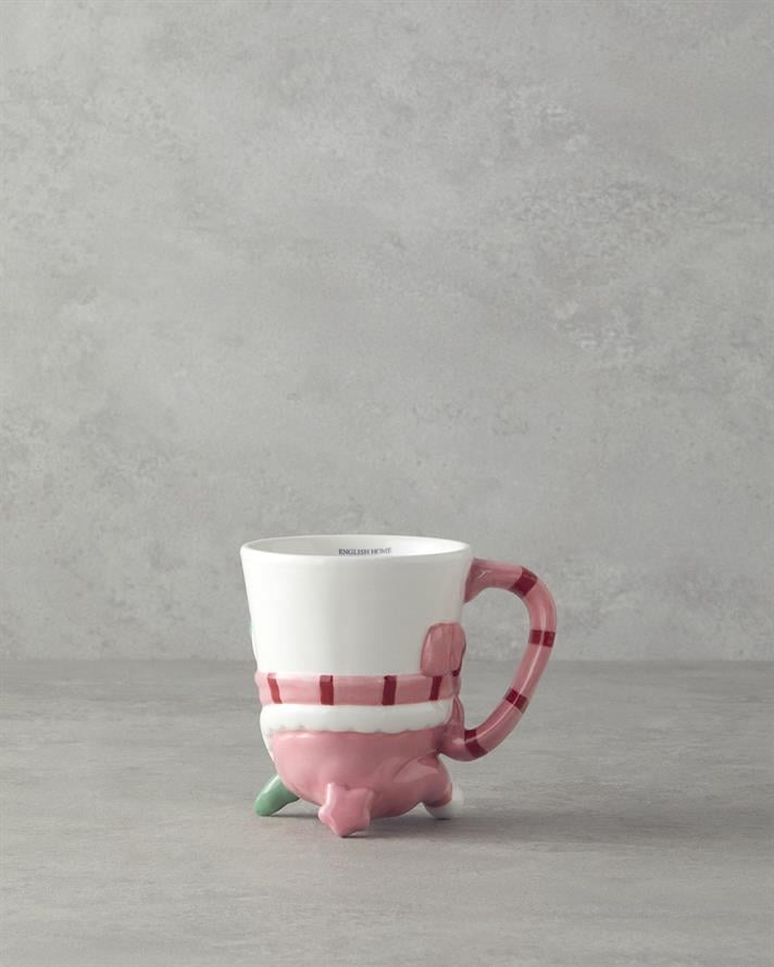 Rosy Snowman Dolomite Kupa 300 ml Pembe