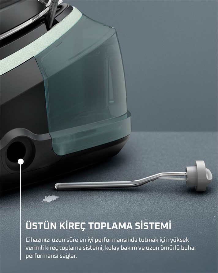 Rowenta Eco Steam Pro DG9621 Buhar Kazanlı Ütü 2800 W Siyah-Bej
