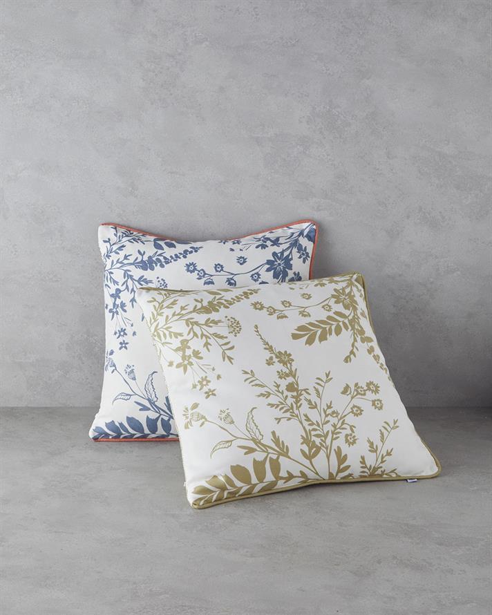 Sage Çift Taraflı Kırlent Kılıfı 45x45 cm Yeşil