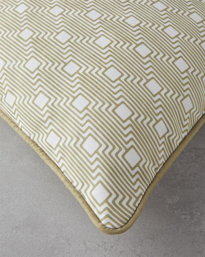 Sage Çift Taraflı Kırlent Kılıfı 45x45 cm Yeşil