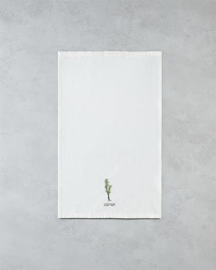 Sage Pamuk Kurulama Bezi 30x50 cm Beyaz - Yeşil