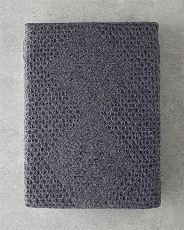 Saige Scotch Tv Battaniye 110x170 cm Antrasit