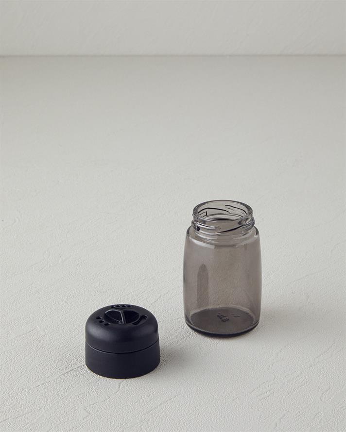 Saly Cam 2li Tuzluk - Biberlik 100 ml Antrasit