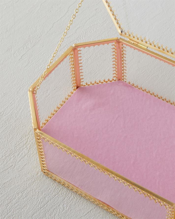 Sandy Dekoratif Kutu 20x13x6,5 cm Gold