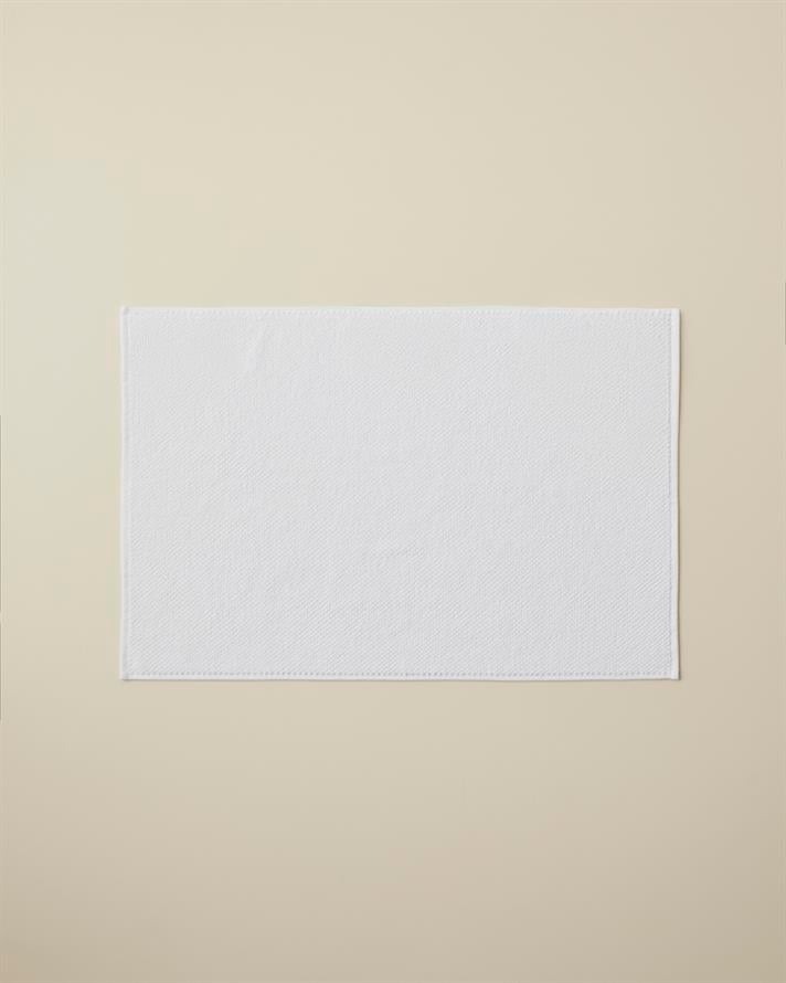 Sandy Stripe Pamuk Ayak Havlusu 50x70 cm Beyaz