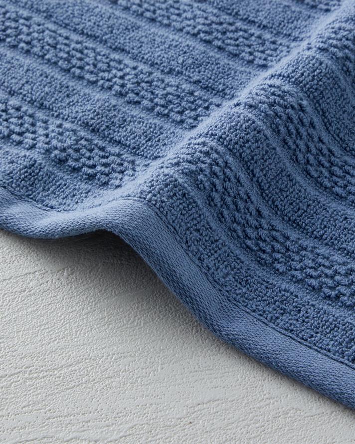 Sandy Stripe Pamuk El Havlusu 30x45 cm Lacivert