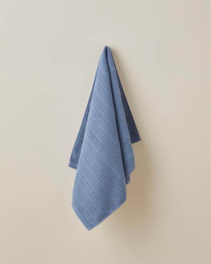 Sandy Stripe Pamuk Yüz Havlusu 50x80 cm Lacivert