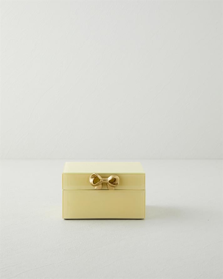 Sarah Dekoratif Kutu 13x13x7,5 cm Krem