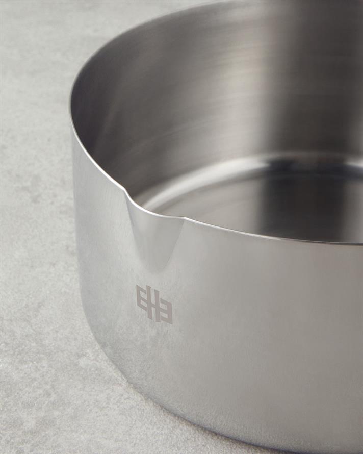 SauceMate Paslanmaz Çelik 2li Sos Tencere Seti 14-16 cm Silver