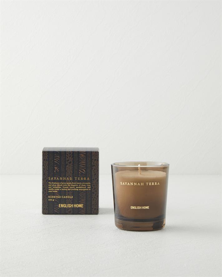 Savannah Terra Kokulu Mum 120 gr Şeffaf