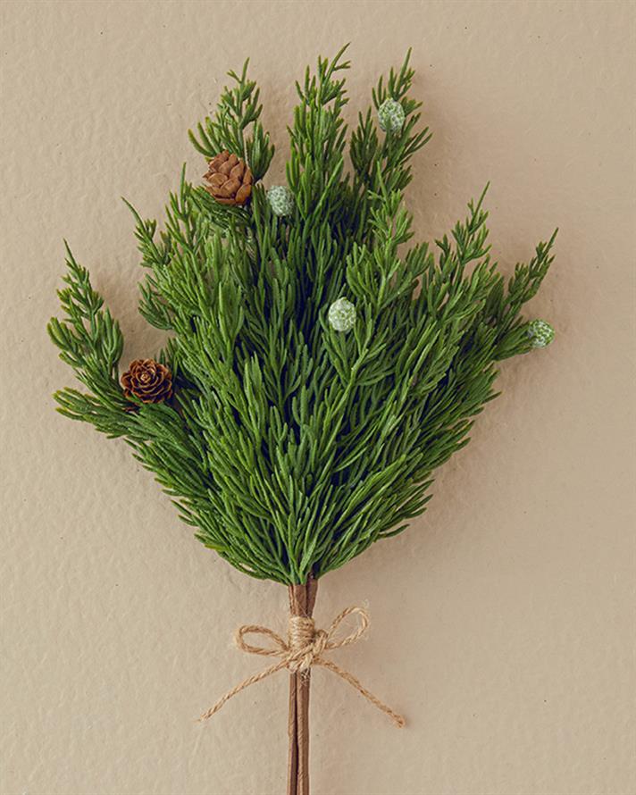 Savin Spray Tek Dal Yapay Çiçek Yeşil