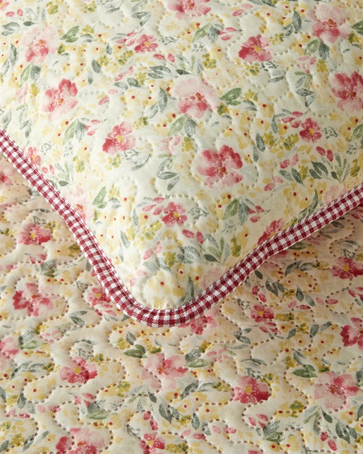 Scarlet Bloom Çift Kişilik Yatak Örtüsü Takımı 200x220 cm Kırmızı