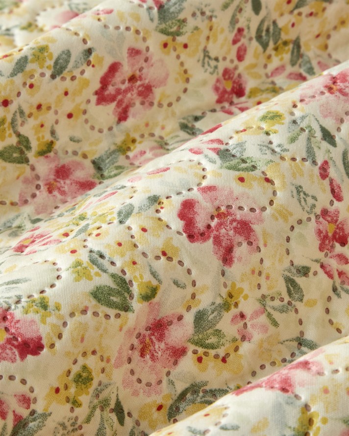 Scarlet Bloom Tek Kişilik Yatak Örtüsü Takımı 160x220 cm Kırmızı