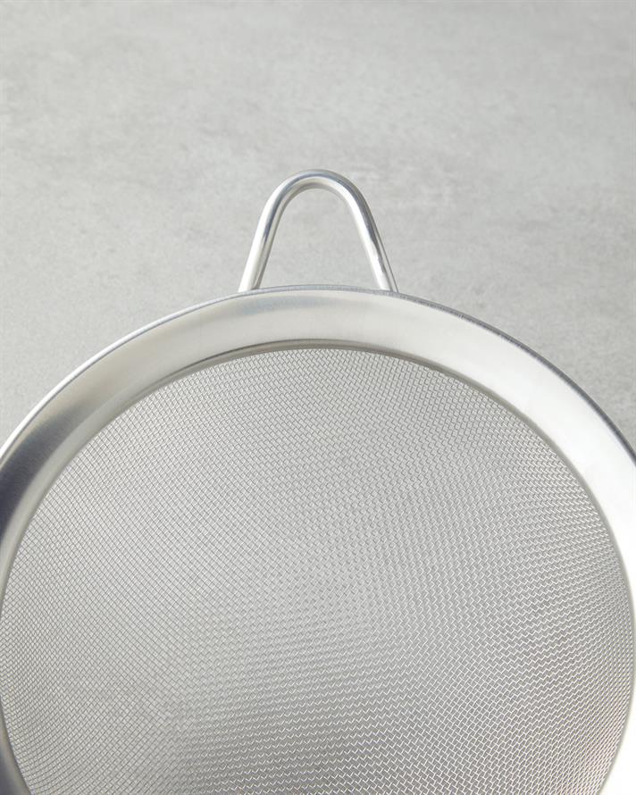 Scavri Paslanmaz Çelik Kevgır 16 cm Gri