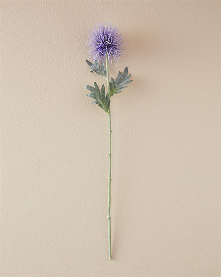 Sea Holly Tek Dal Yapay Çiçek Mor