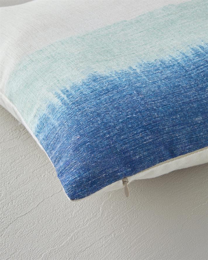 Sea Marine Dijital Baskı Dekoratif Kırlent 35x55 cm Mavi - Yeşil