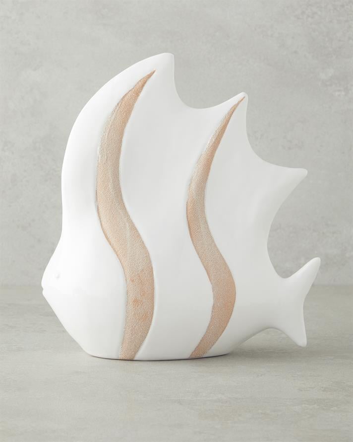 Seafish Biblo 20,5x9,5x22 cm Beyaz