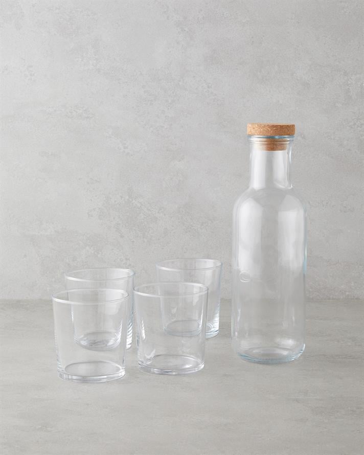 Selly Cam 5 Parça Su Takımı 1000 ml + 380 ml Şeffaf