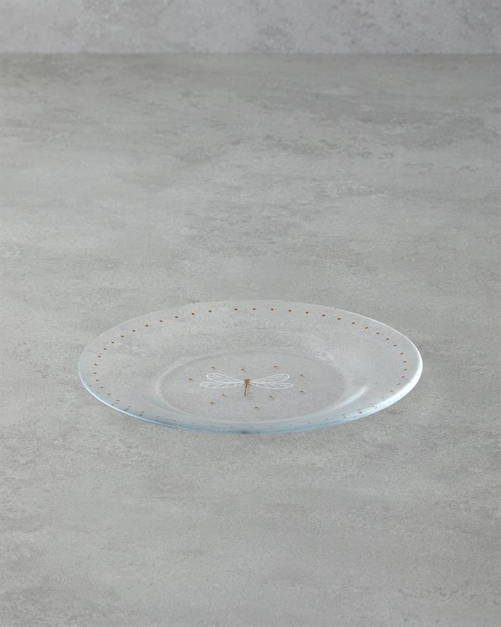 Seraphic Cam Pasta Tabağı 19 cm Gold