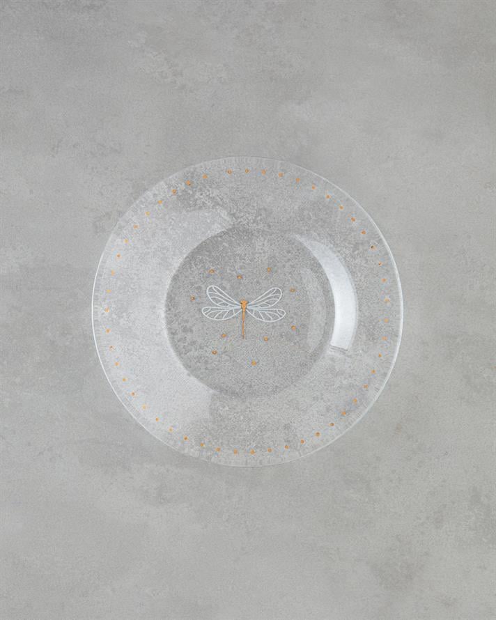 Seraphic Cam Pasta Tabağı 19 cm Gold