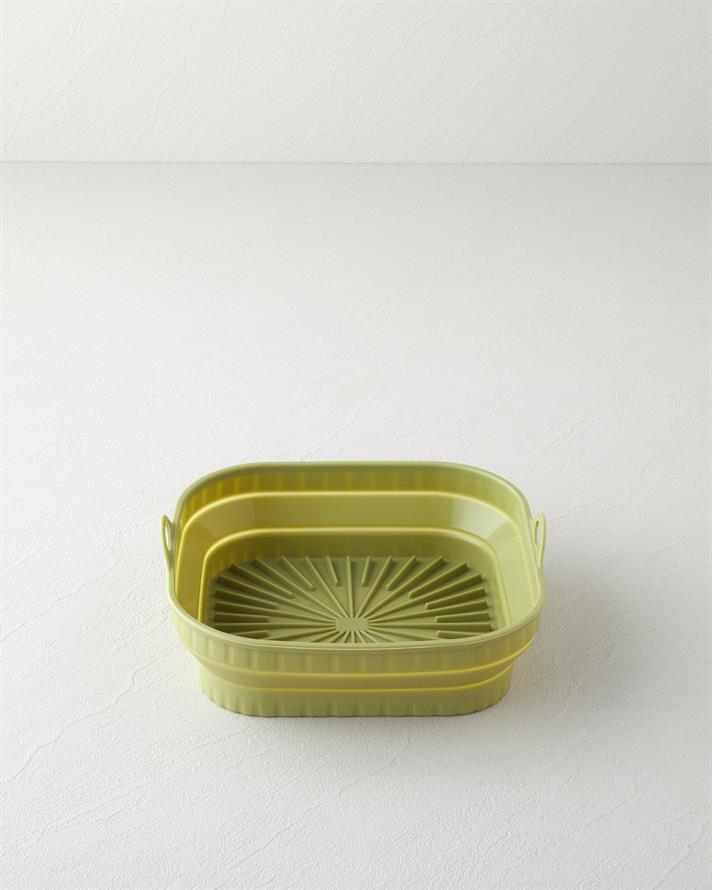 Serena Silikon Airfryer Kek Kalıbı 5,5 L Yeşil