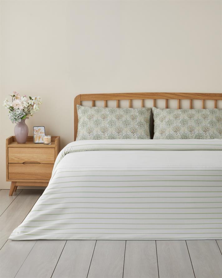 Serenade Kolay Ütülenir Tek Kişilik Nevresim Seti 160x220 cm Yeşil