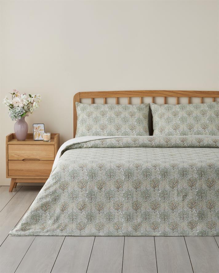 Serenade Kolay Ütülenir Tek Kişilik Nevresim Seti 160x220 cm Yeşil