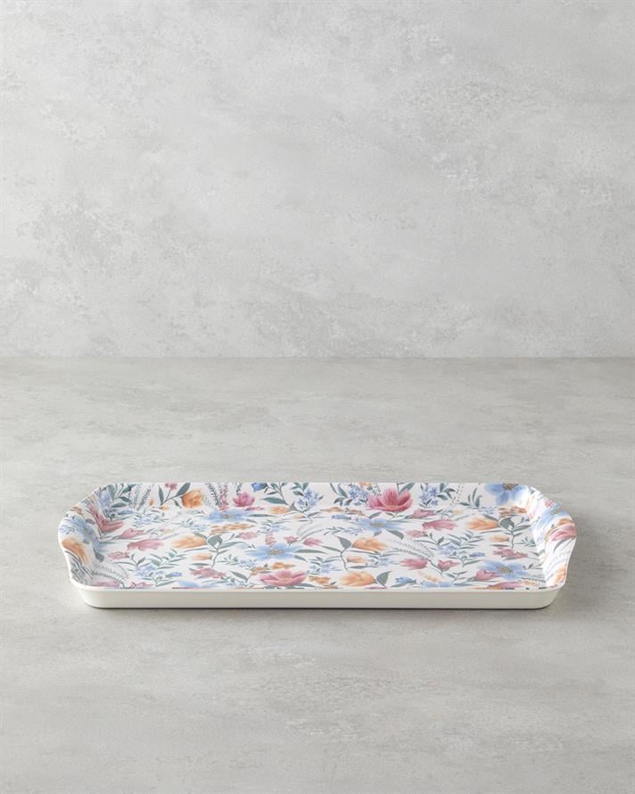 Serenade Melamin Tepsi 24x39 Cm Renkli