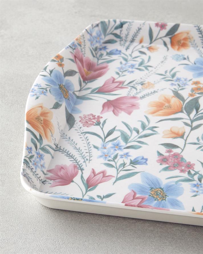 Serenade Melamin Tepsi 24x39 Cm Renkli