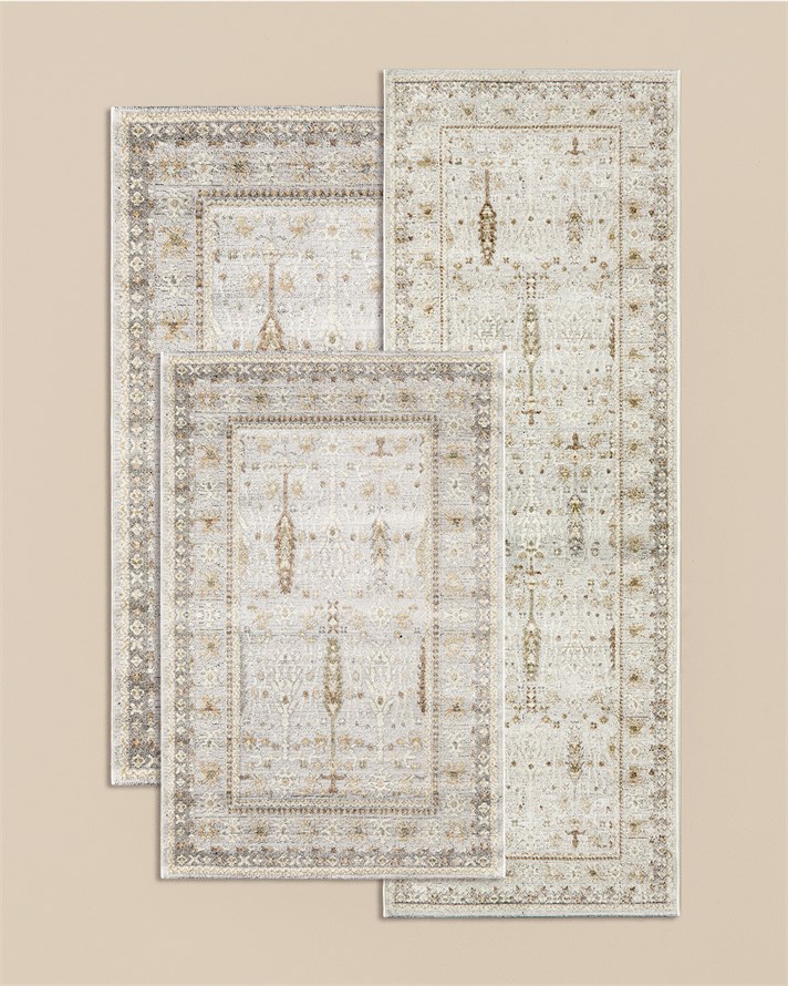 Serenat Yolluk Halı 80x300 cm Gri