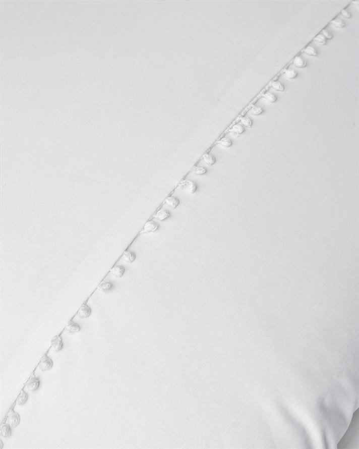 Serene Bliss Perkal King Size Nevresim Takımı 240x220 cm Beyaz