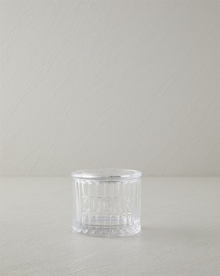 Serene Calm Cam Şekerlik 9x9,5x7,5 cm Şeffaf