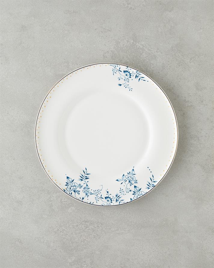 Serenity Blue Bone Porselen Yemek Takımı 24 Parça 6 Kişilik Lacivert
